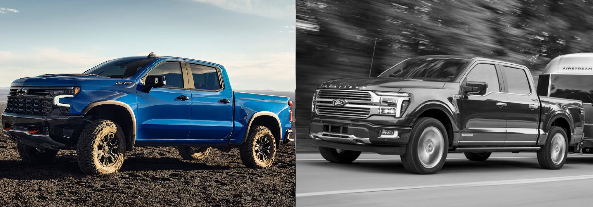 2024 Chevrolet Silverado 1500 vs 2024 Ford F-150 in Columbus, KS