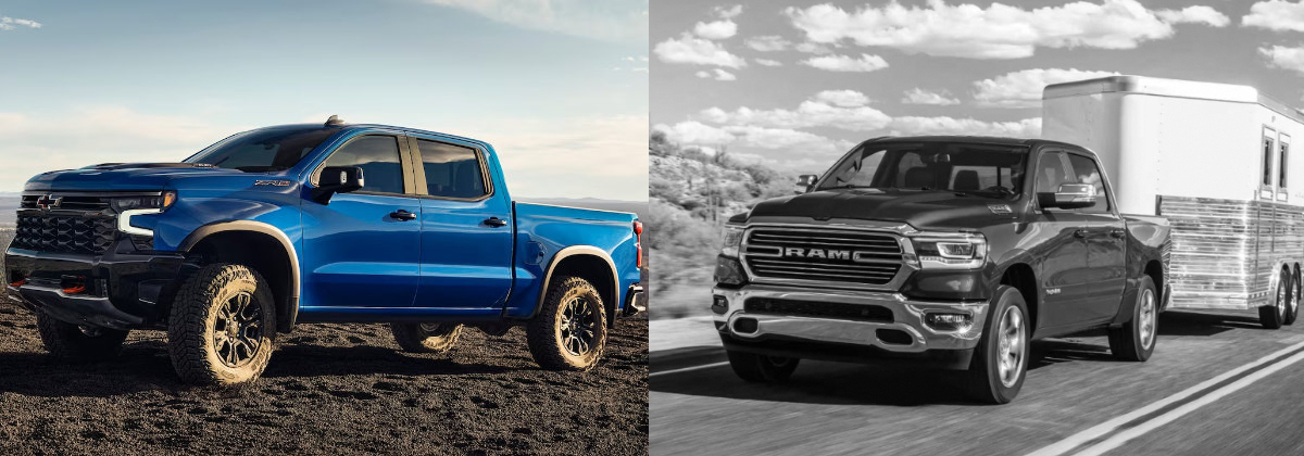 2024 Chevrolet Silverado 1500 vs 2024 Ram 1500 in Vinita, OK