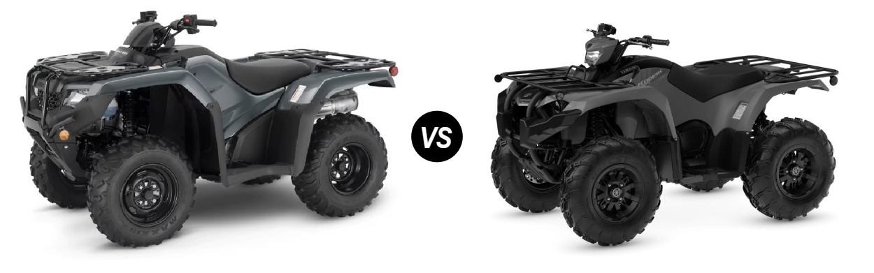 2025 Honda FourTrax Rancher 4x4 Automatic DCT EPS vs 2025 Yamaha Kodiak 450 EPS in Wichita, KS
