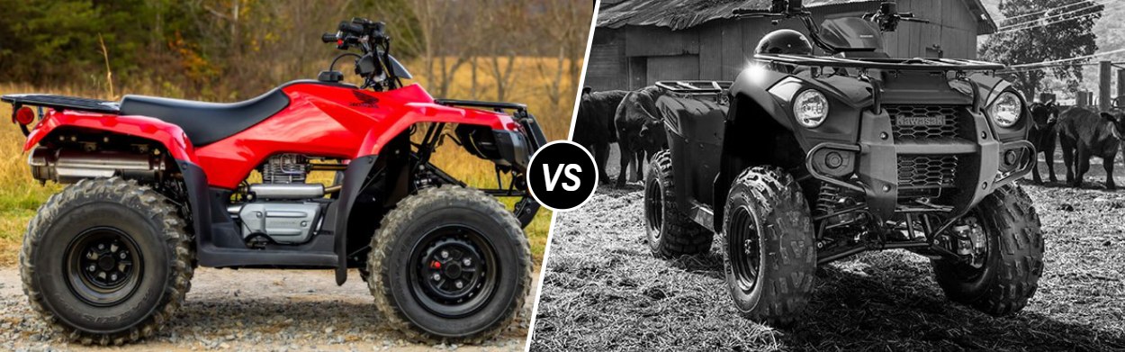 2025 Honda FourTrax Recon vs 2025 Kawasaki Brute Force 300 in Wichita, KS