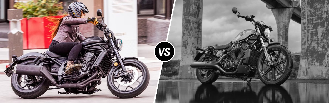 2025 Honda Rebel 1100 DCT SE vs 2025 Harley-Davidson® Nightster® in Wichita, KS