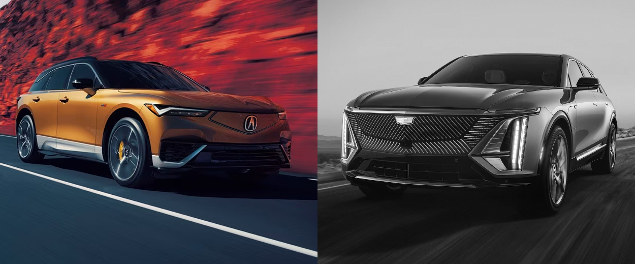 2024 Acura ZDX vs 2024 Cadillac LYRIQ in Dublin, OH