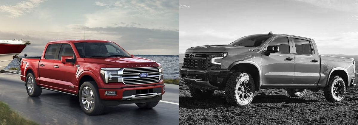 2024 Ford F-150 vs 2024 Chevrolet Silverado 1500 in Sarcoxie, MO