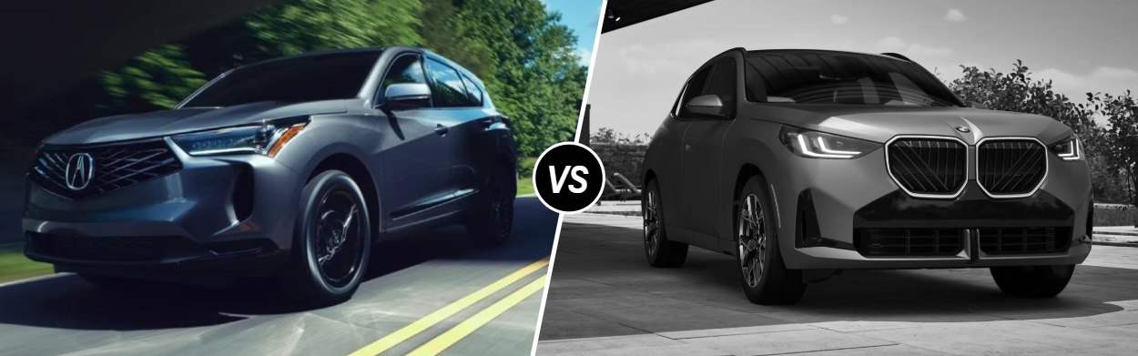 2025 Acura RDX vs 2025 BMW X3 SUV in Dublin, OH