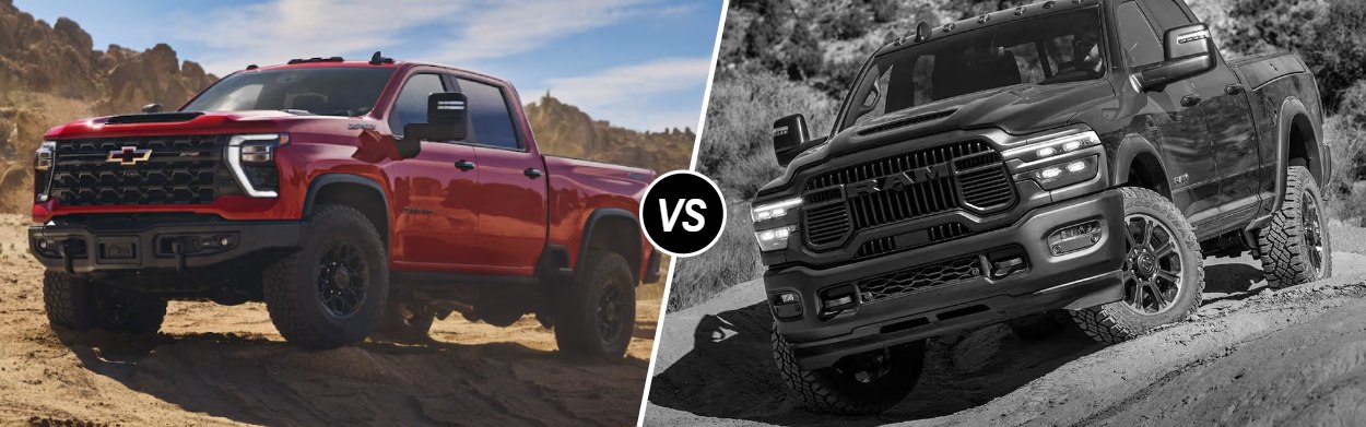 2025 Chevrolet Silverado 2500 HD vs 2025 Ram 2500 near Joplin, MO