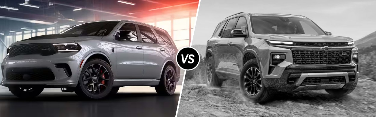 2025 Dodge Durango vs 2025 Chevrolet Traverse in Frontenac, KS