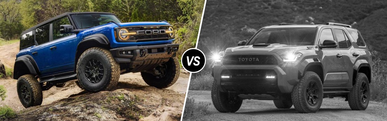 2025 Ford Bronco vs 2025 Toyota 4Runner in Mabank, TX