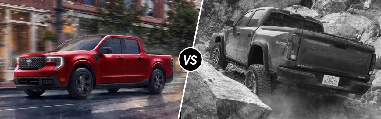 2025 Ford Maverick vs 2025 Chevrolet Colorado in Sarcoxie, MO