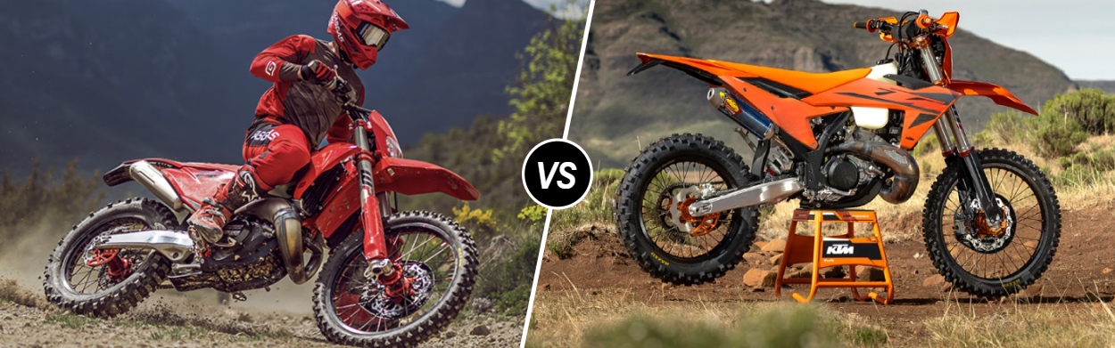 2025 GASGAS EC 300 vs 2025 KTM 300 XC-W near Murrieta, CA