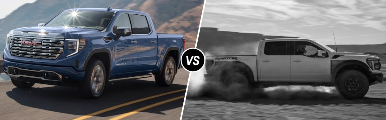 2025 GMC Sierra 1500 vs 2025 Ford F-150 near Joplin, MO