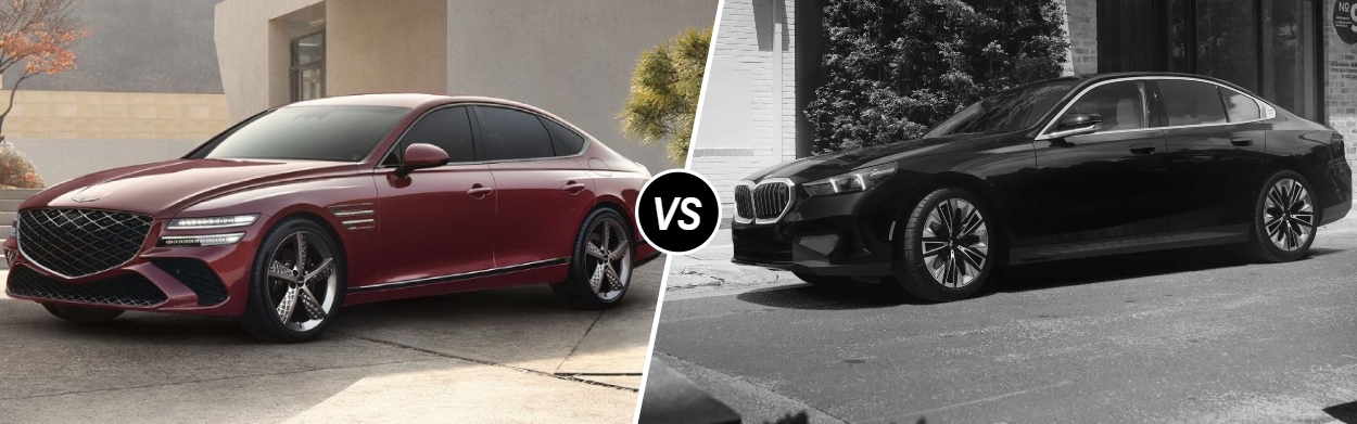2025 Genesis G80 vs 2025 BMW 5 Series near Derby, KS