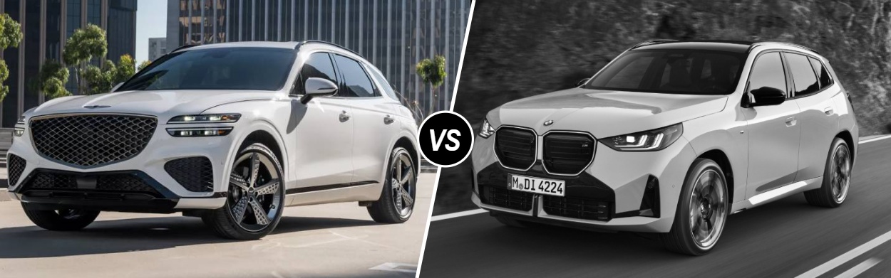 2025 Genesis GV70 vs 2025 BMW X3 near Derby, KS