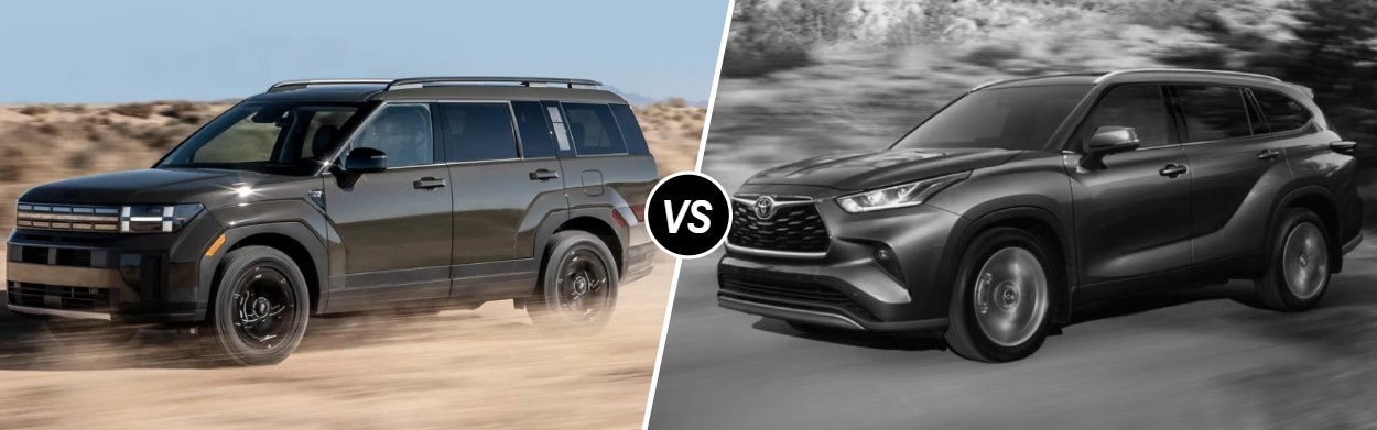 2025 Hyundai Santa Fe vs 2025 Toyota Highlander in Wichita, KS