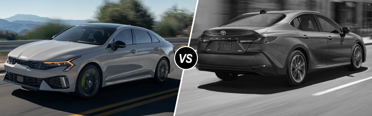 2025 Kia K5 vs 2025 Toyota Camry in Joliet, IL