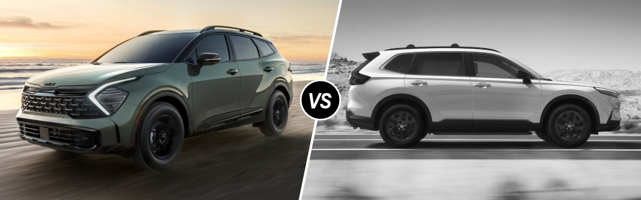 2025 Kia Sportage vs 2025 Honda CR-V near Naperville, IL