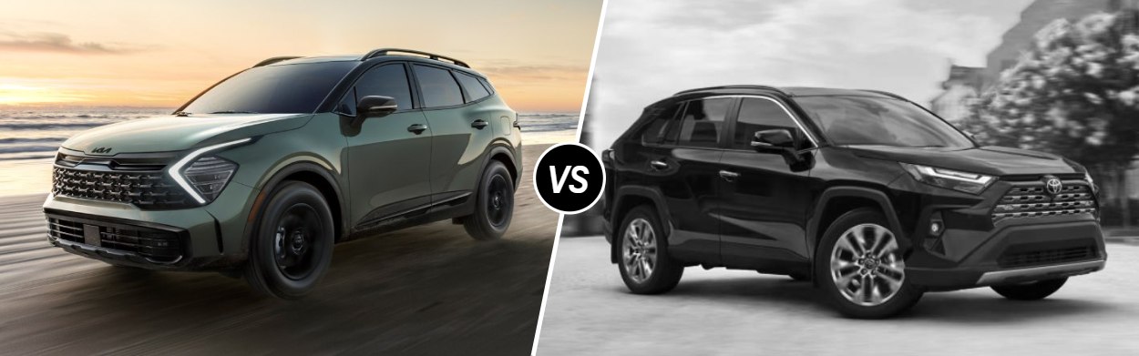 2025 Kia Sportage vs 2025 Toyota RAV4 in Joliet, IL