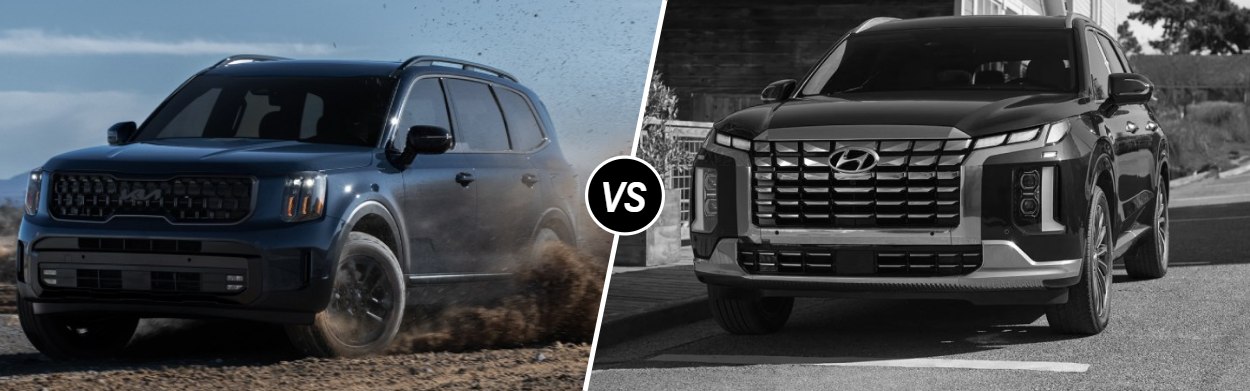 2025 Kia Telluride vs 2025 Hyundai Palisade in Joliet, IL