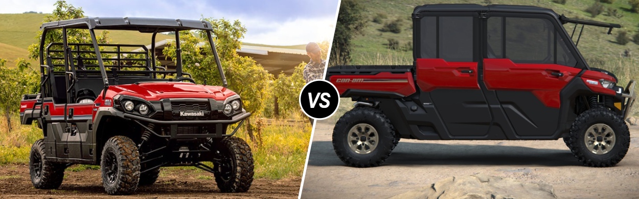 2025 Kawasaki MULE PRO-FXT™ 1000 LE vs 2025 Can-Am Defender MAX near Pittsburg, KS