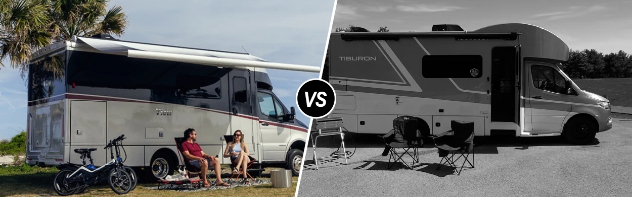 2026 Winnebago View vs 2026 Thor Tiburon in Rockford, IL 2026 Winnebago View vs 2026 Thor Tiburon in Rockford, IL