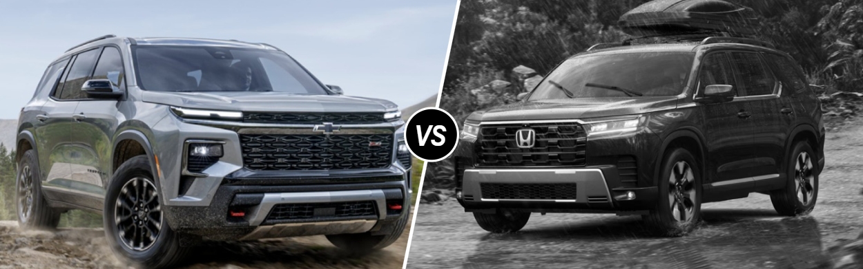 2026 Chevrolet Traverse vs 2026 Honda Pilot in Columbus, KS