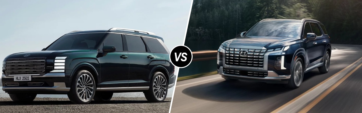 2026 Hyundai Palisade vs 2025 Hyundai Palisade in Wichita, KS