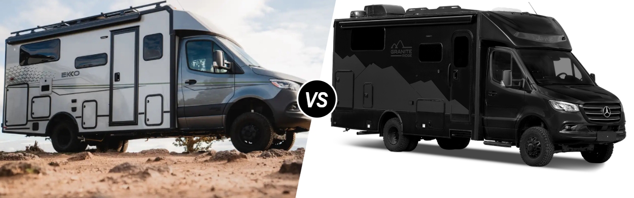 2026 Winnebago EKKO Sprinter vs 2026 Jayco Granite Ridge in Rockford, IL