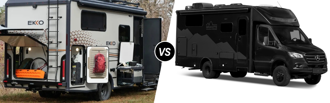 2027 Winnebago EKKO vs 2027 Jayco Granite Ridge near Chicago, IL