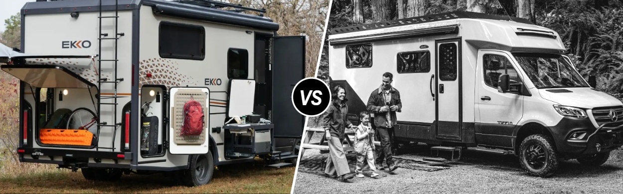 2026 Winnebago EKKO vs 2026 Tiffin Open Trail in Rockford, IL