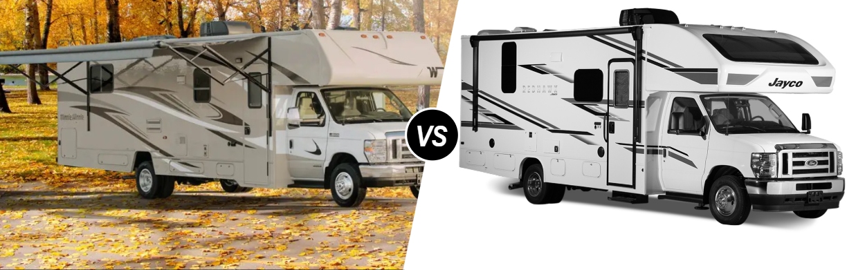 2026 Winnebago Minnie Winnie vs 2026 Jayco Redhawk in Rockford, IL