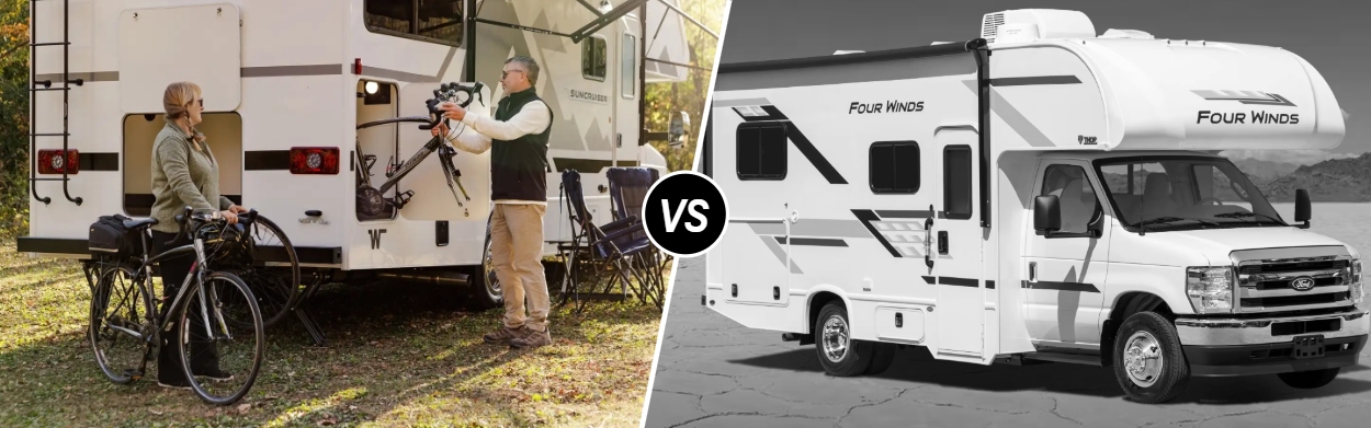 2027 Winnebago Sunflyer vs 2027 Thor Four Winds in Rockford, IL
