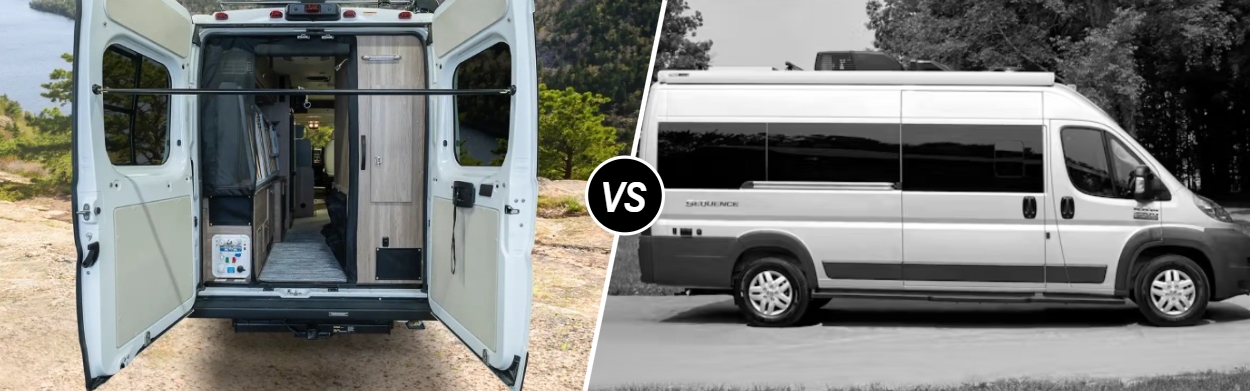 2026 Winnebago Travato vs 2026 Thor Sequence in Rockford, IL