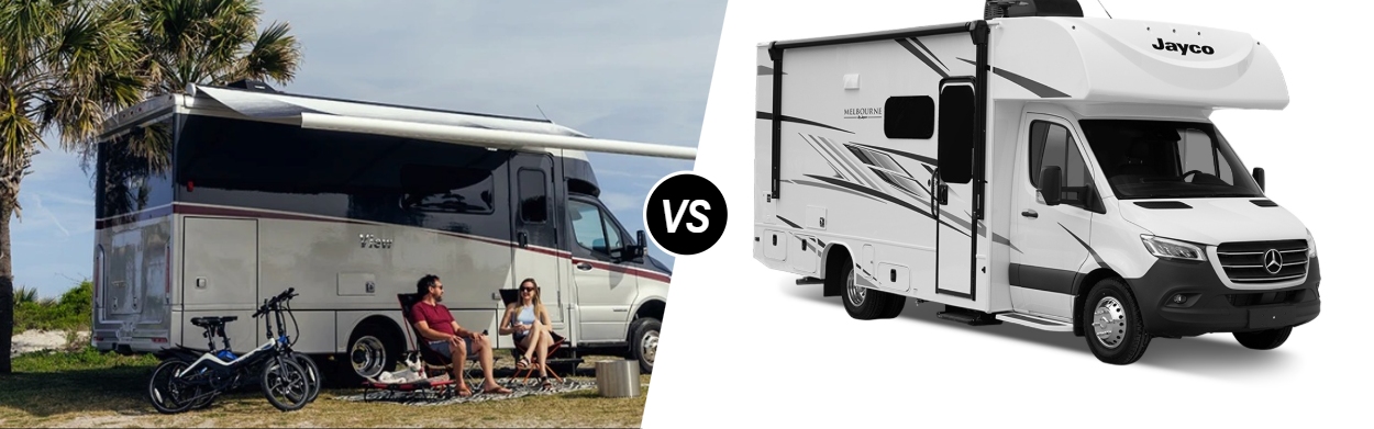 2026 Winnebago View vs 2026 Jayco Melbourne in Rockford, IL